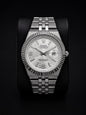 Premium Oyster Perpetual Land-Dweller Men's Watch - Honeycomb Dial Edition