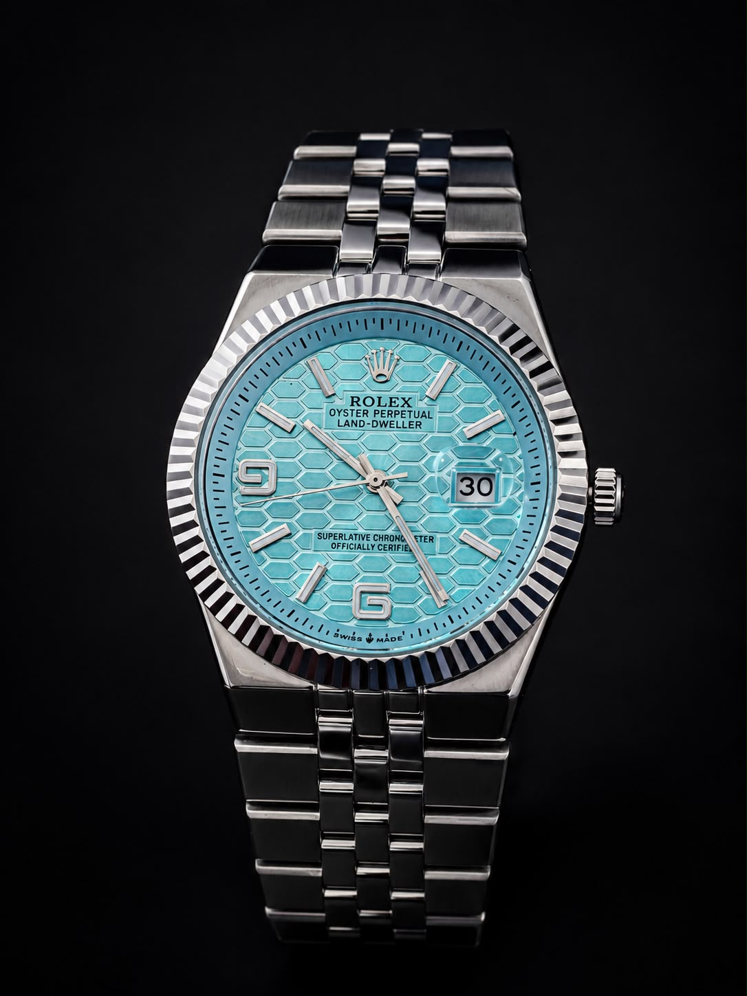 Luxury Semi-Automatic Mechanical Men's Watch – Stainless Steel Bracelet, Date Display,
