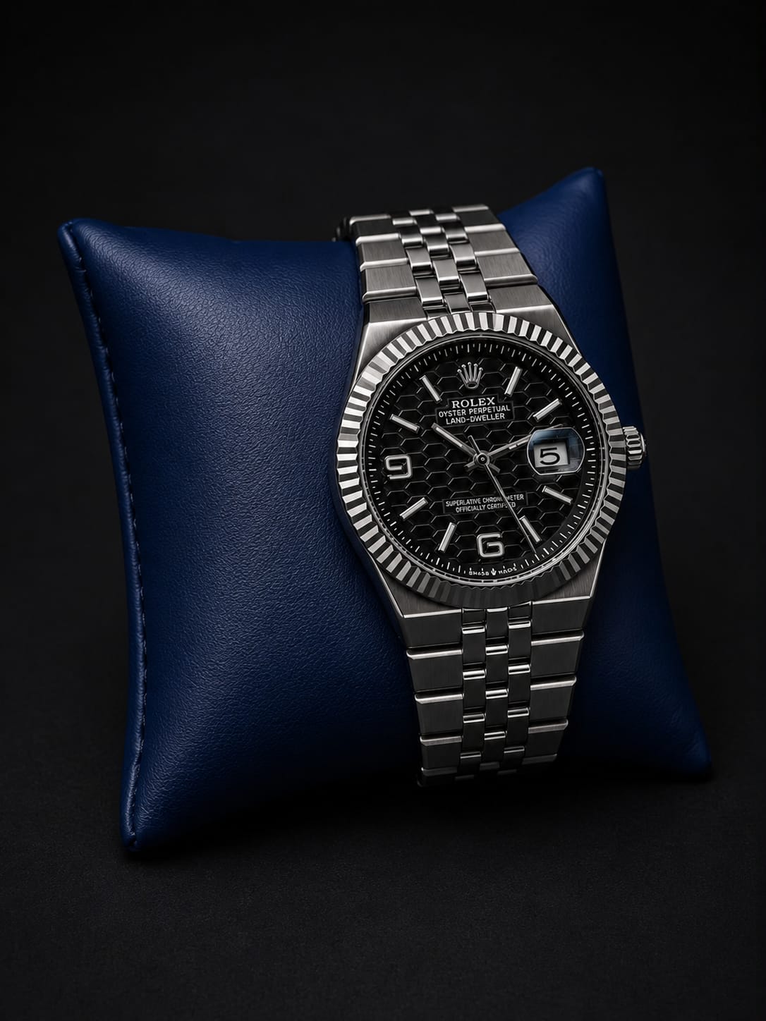 Luxury Semi-Automatic Mechanical Men's Watch – Stainless Steel Bracelet, Date Display,