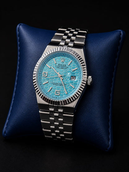 Luxury Semi-Automatic Mechanical Men's Watch – Stainless Steel Bracelet, Date Display,